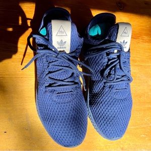 Adidas Originals X Pharrell Williams Blue Tennis Hu Primary Sneaker